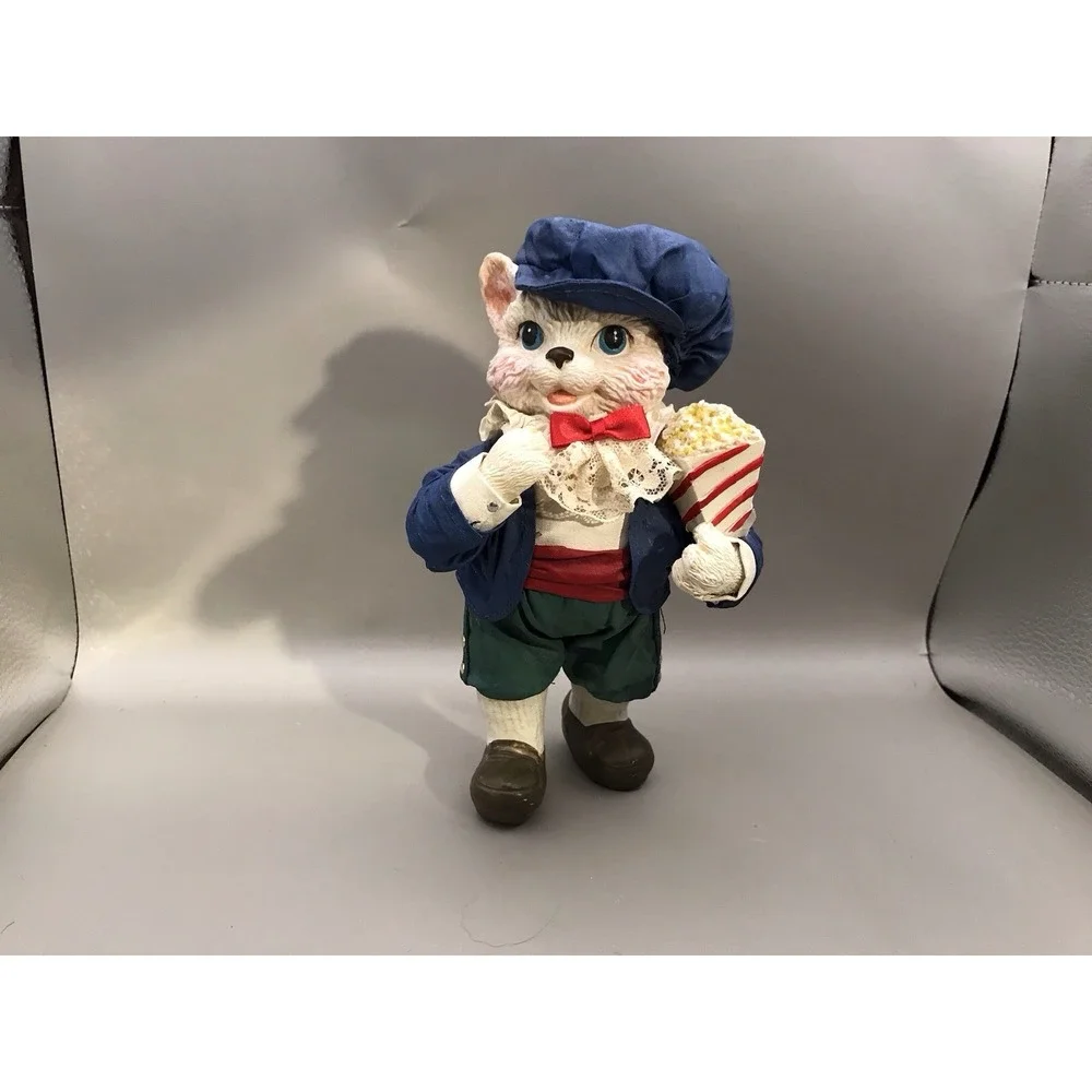 Christopher Cat Figure Londonshire Possible Dreams Clothtique 1991 Folkcraft